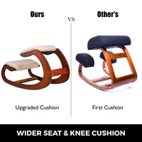 Knielstoel, ergonomisch ontwerp, dikke kussen