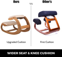 Ergonomische Kniestoel, Draagvermogen van 220lbs, Dik Kussen, Stabiliteit