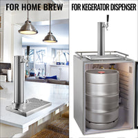 Homebrew Beer Tower, 304 Stainless Steel, Single Tap Column