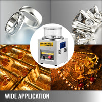 Jewelry Polisher, Magnetic Tumbler, Mini Metal Finisher