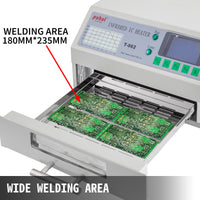 Reflowoven, Infraroodverwarmer, PCB-bord