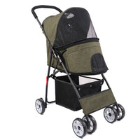 Pet Stroller, Storage Basket, Waterproof Coating