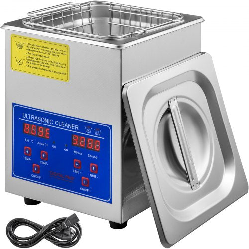 Ultrasoon Cleaner, 2L Capaciteit, Digitale Timer